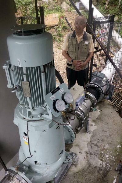 Kobe river fuels microhydropower generation