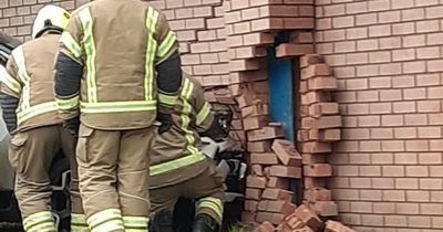 Emergency services race to scene as car ploughs into Lanarkshire supermarket