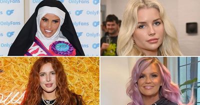 OnlyFans celebrity rich list as Katie Price joins famous faces stripping off for cash
