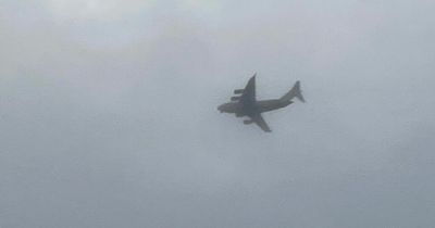 Military plane over Leeds - people across city stunned by 'unusual' aircraft as RAF issues statement