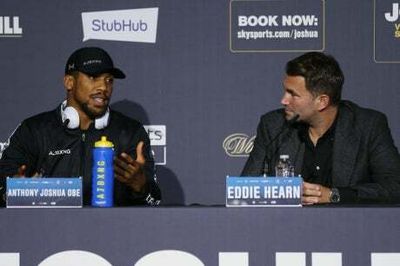 Eddie Hearn confirms Anthony Joshua receives offer to step aside from Oleksandr Usyk fight