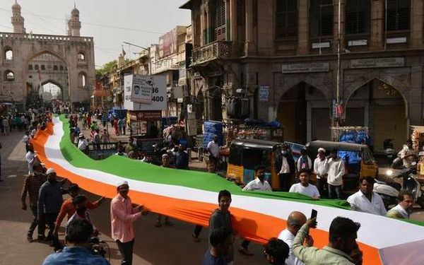 Fluttering flags, tributes mark Republic Day