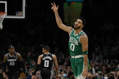 WATCH: Boston’s Jayson Tatum gets 36 points, 6 assists vs. Sacramento Kings in historic blowout