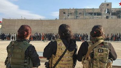 US-backed Kurdish forces seize Syrian prison from Islamic State after week-long assault