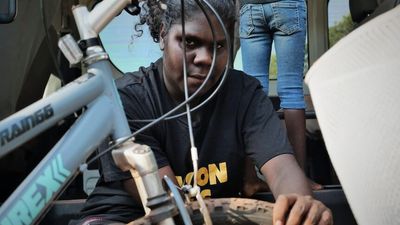 Elcho Island Mums on Bikes ride high on donations from around the world
