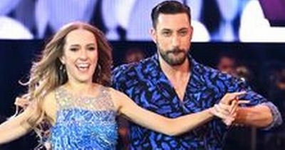 Moment Strictly's Rose Ayling-Ellis 'pushes Giovanni off stage' during Live Tour in Leeds