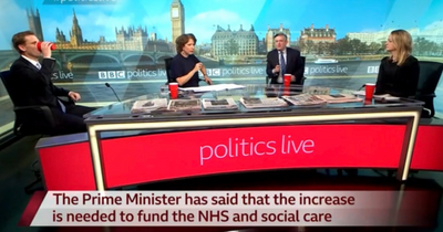 BBC Politics Live host Jo Coburn puts MP in place saying 'Don't look there, concentrate over here'