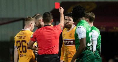 Motherwell 0 Hibs 0: Two red cards for Steelmen in Fir Park stalemate