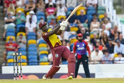 Powell ton powers West Indies to 224-5 against England in 3rd T20