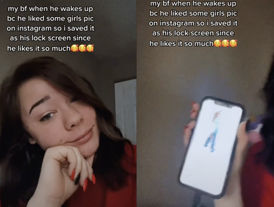 Woman sparks debate after changing boyfriend’s lock screen to a girl’s photo he liked on Instagram
