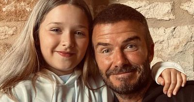 David Beckham horrified as daughter Harper tells him about her first crush