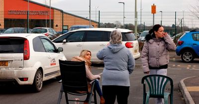 Residents use garden chair barricade as school run parking feud reaches boiling point