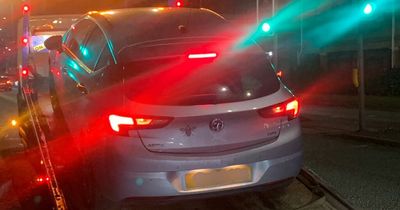 Uninsured driver sped at 70mph to reach post office before it closed