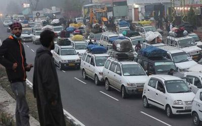 Jammu-Srinagar highway closed due to landslip in Ramban