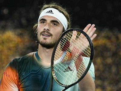 Tsitsipas in the Australian Open zone