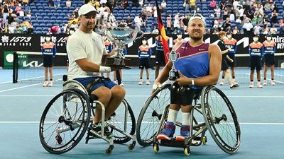 Dylan Alcott retires after loss to Sam Schröder in Australian Open quad wheelchair singles final