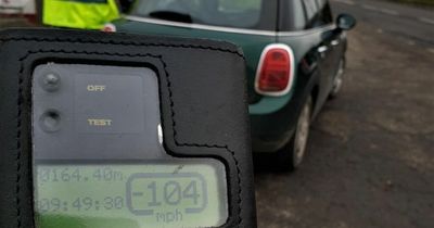 Driver slammed as 'selfish' after being caught travelling at 104mph on M9