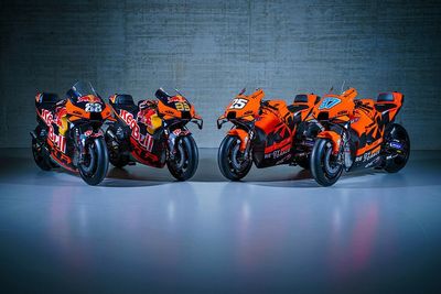 KTM unwraps 2022 factory and Tech 3 MotoGP bikes