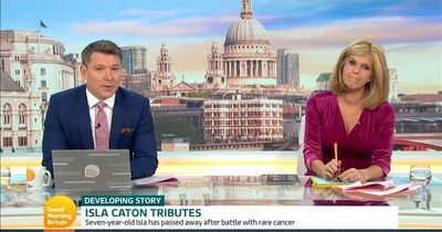 Good Morning Britain's Kate Garraway and Ben Shephard fight back tears as they share news of guest's death