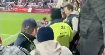 Celtic fans booted out of home section at Hearts clash as clip shows 'rammy'