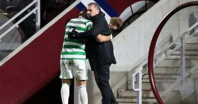 Celtic go from from ‘disaffection’ to devotion as double Ange Postecoglou goal celebration points to a reunited front