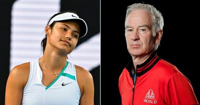 John McEnroe questions Emma Raducanu again after her Australian Open loss
