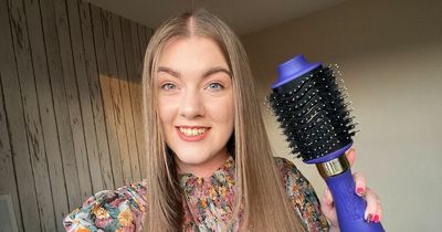 I tried the Hot Tools brush dryer that’s a snip of the price of a Dyson Airwrap