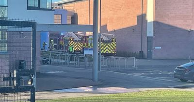 Fire crews battle blaze at Falkirk school as pupils and staff evacuated