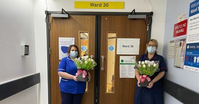 Mystery donor sends weekly flowers to 'cheer up' hospital patients and staff