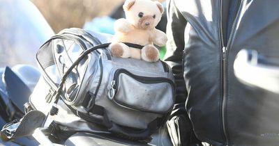 WATCH: Emotional tribute as hundreds of bikers lead funeral cortege of tragic Lanarkshire tot