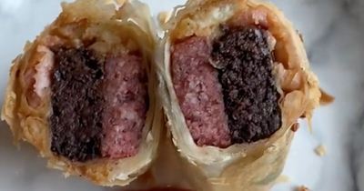 Scots man creates square sausage and black pudding breakfast spring roll and it looks incredible