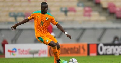 Manchester United defender Eric Bailly reacts to Ivory Coast's AFCON exit