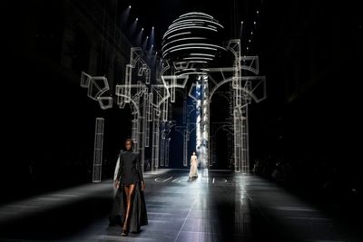 Kim Jones back on runway as Fendi channels celestial Rome