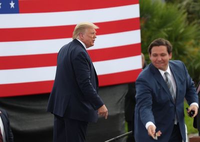 DeSantis allies try to downplay rumours of feud with Trump