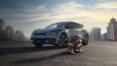 2022 Kia EV6 Featured In Super Bowl Ad With Robot Puppy