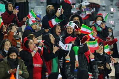 Iran women in stadium for victory over Iraq