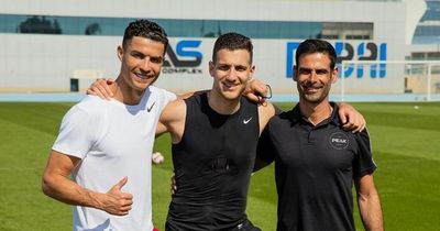 Cristiano Ronaldo sends message to Diogo Dalot as Manchester United duo train together