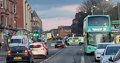 Glasgow bomb threat: Police remain at scene after 'suspicious package' report in Dennistoun