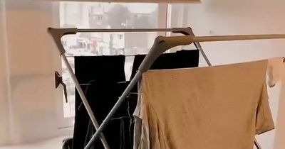Woman shares trick to drying clothes without a tumble dryer in just two hours