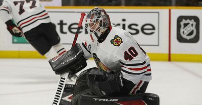 Arvid Soderblom’s bright future with Blackhawks coming quicker than expected