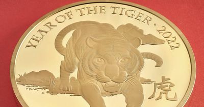 Royal Mint produces 8kg gold coin to celebrate Year of the Tiger