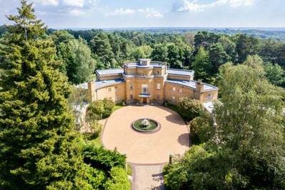 Concave mansion inspired by an Art Deco watch for sale on one of Britain’s most expensive streets