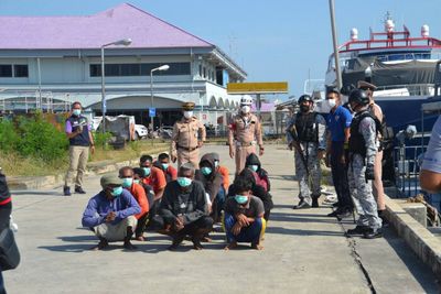 Two Indonesian boats, crews held for illegal fishing