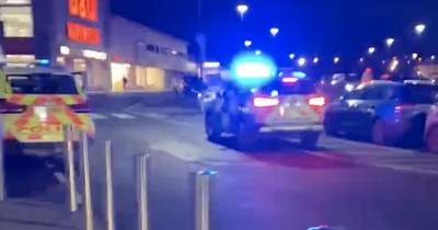 The Forge swarmed as police chase driver who abandoned car and ran after being told to pull over