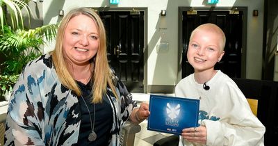 Lily Douglas honoured by Saints fans at McDiarmid Park