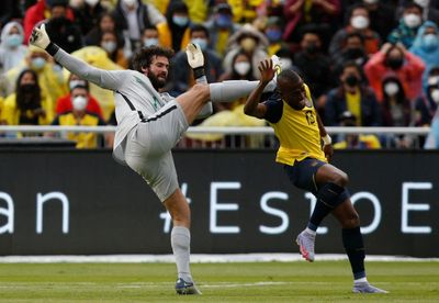 Alisson sees two red cards overturned by VAR during Brazil World Cup qualifier