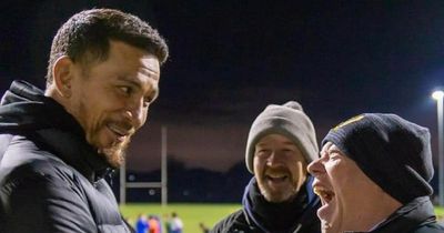 Rugby great Sonny Bill Williams stuns youngsters by turning up at U13s training session in Dublin