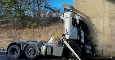 Shocking picture shows crushed lorry cab after A1 crash in County Durham that driver walked away from