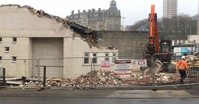 Demolition work begins to make way for 150 homes near Plymouth waterfront