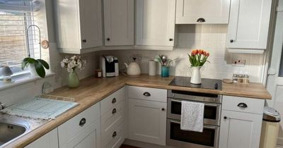Woman transforms kitchen for £230 in just five days using B&Q bargains